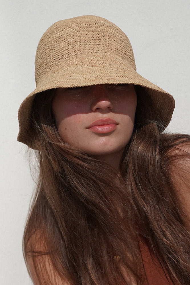 Meucci Raffia solhat - Neutral Beige